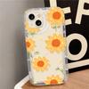 Colourful Flowers Phone Cases For iPhone 17 16 Pro Max 17 Air 15 11 14 13 12 Promax 16 15 Plus Clear Soft Silicone Cover
