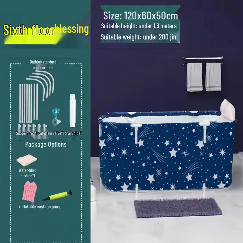 Adult & Children`s Full-Body Folding Bath