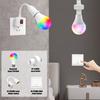 E27 Smart RGB LED Light Bulb with 433MHz RF Remote and Bluetooth Control, Tuya App Wireless Wall Switch Socket for Home Lighting AC 220V