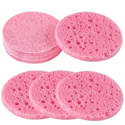 10 buc. Burete de spălat pentru față cu compresă, pulpă de lemn naturală, spumă, spumă, exfoliant, puf pentru față, puf cosmetic, burete pentru curățarea feței, uz casnic Călătorii
