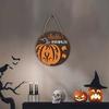 Halloween Pumpkin Atmosphere Decoration Wooden Sign Home Wall Decoration Holiday Decoration