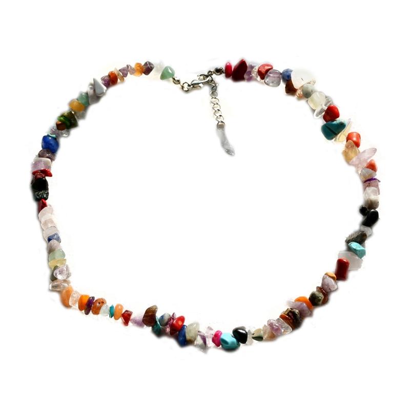 

Богемный Морской Пляжный Стиль Формованный Гравий Аметист Ключица Цепочка Женский Натуральный Минеральный Хрустальный Бусины Ожерелье Украшения