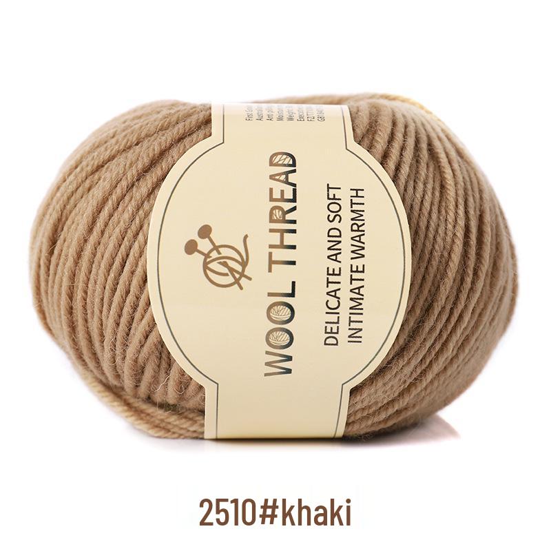 

Пряжа из кашемировой шерсти средней толщины для вязания вручную детских шарфов и свитеров, со спицами.