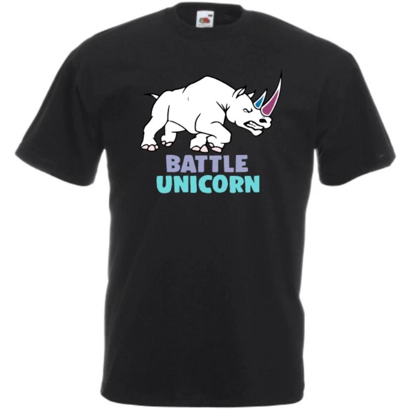 

Battle unicorn black t shirt funny humour top men kids all sizes FOTL NEW 100