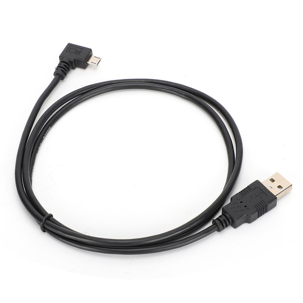 C0402 1M Right Angle Micro USB to USB Connecting Cable for Data Transmission Charging