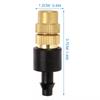 10-100Pcs Outdoor Misting Cooling System Garden Irrigation Watering 4/7PVC Atomizer Nozzles Adjustable Garden Sprinklers Head