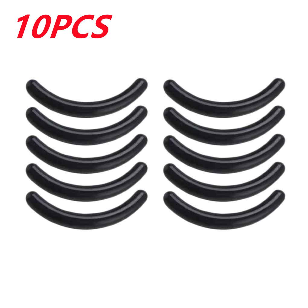 

10/20/30/50 шт./набор, черные, высокоэластичные, сменные силиконовые, прочные, универсальные, для завивки ресниц, сменные подушечки, косметические инструменты для макияжа 10PCS