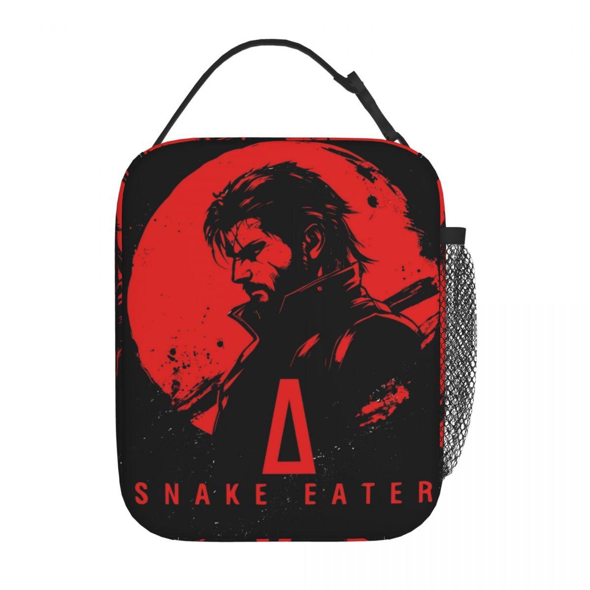 Snake Eater Death Stranding Insulated Lunch Bags High Capacity Reusable Cooler Bag Tote Lunch Box School Travel Men Women One Size