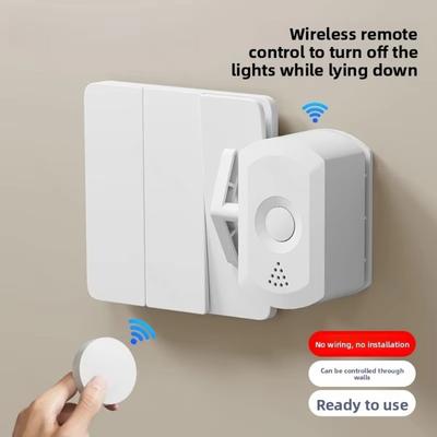 Adhesive Type Automatic Button Pusher No Wiring Remote Control Light Switch Light Off Switch Lazy