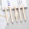 Creative Bone-Shaped Ballpoint Pen - Simulated Bone Design, Plastic Construction, Perfect for Advertising & Promotion.