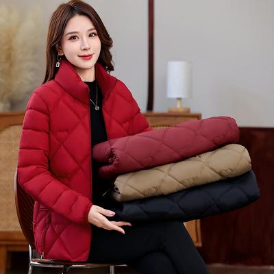 Winter Clothes Small Mother Clothes Short Thickened Down Cotton Clothes In the Elderly Large Size Coat