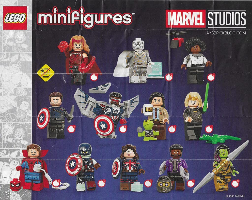 LEGO LEGO Minifigure Marvel Studios Star-Lord T’Challa Star-Lord T’Challa [71031-11]