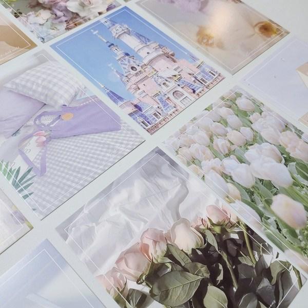 The Nature House Vintage Pink Interior Postcard Set of 30