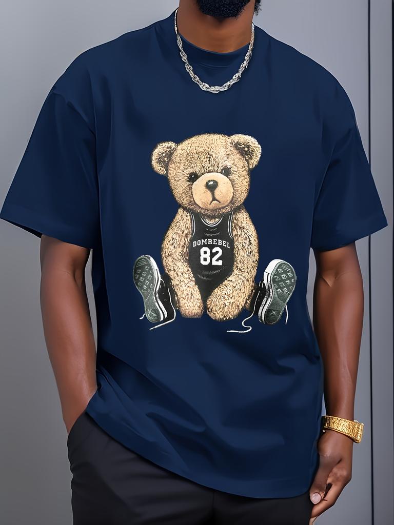 [Summer Tee Shirt] Casual Summer Short Sleeve Tee Shirt - Print Tees for Men