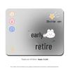 Motivational Cute Cartoon Non-Slip Mouse Pad for Home Office Use