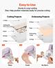 VEVOR Cutting Dies, 10 Pieces Metal Die Cuts, Compatible with VEVOR Die Cutting and Embossing Machine, Letters, Numbers, Tree Patterns