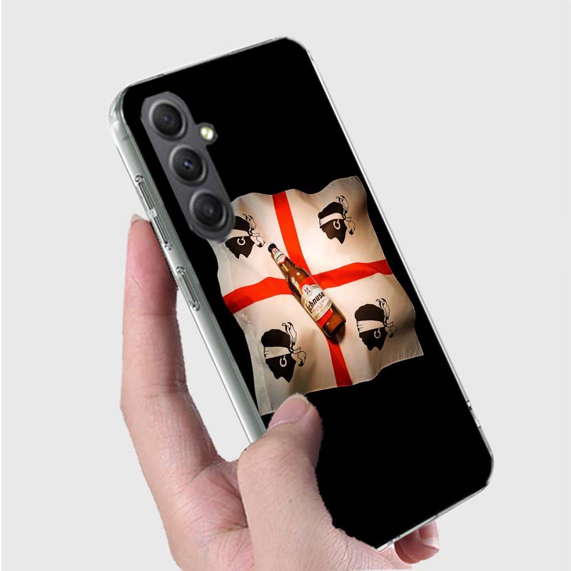 Flag of Sardinia Phone Case for Samsung A16 A26 A36 A56 A17 A37 A57 A07 A06 A02S A03 A04S A05S Galaxy Note 20 10 A50S A71 A51 A3