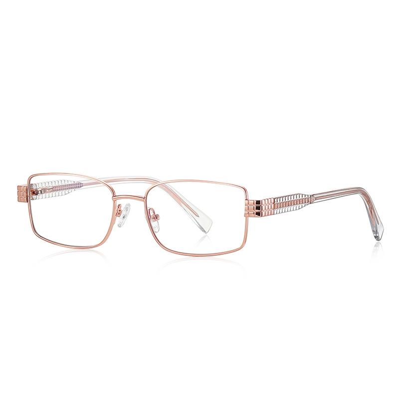 Ochelari Pătrați Mici cu Ramă Metalică pentru Femei Miopi Ochelari de Vedere Scăzută Modă Dioptrii Negative -1.5 -2 Rețetă