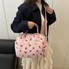 2025 Autumn Women's Retro Corduroy Strawberry Crossbody Bag