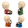 Musikalische Buddha-Dekoration für die Heimdekoration (4er-Pack, Mehrfarbig)