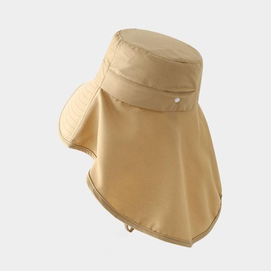 Large Brim Bucket Hat, Outdoor UPF 50+ UV Sun Protection Hat, Waterproof Breathable Face Neck Flap Cover Folding Sun Hat for Men, Women