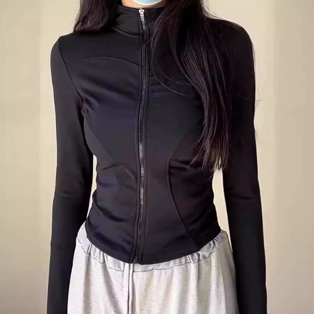 

Stand-up Collar Yoga Sunscreen Clothing Summer Anti-ultraviolet Sunscreen Clothing Slim Slimming Lightweight Sunscreen Shirt M