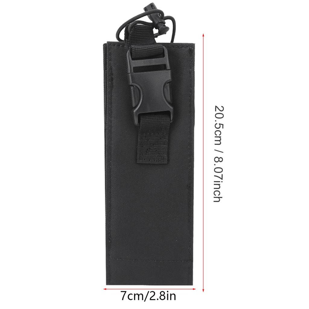 Nylon Black Portable Outdoor Military Fan Tactics Equipment Universal Walkie Talkie Bag Accessory Pouch