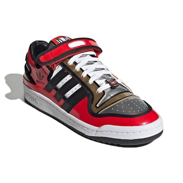 Adidas The Simpsons X Forum Low Duff Beer Unisex Sneakers Red Core-Black Cloud-White H05801