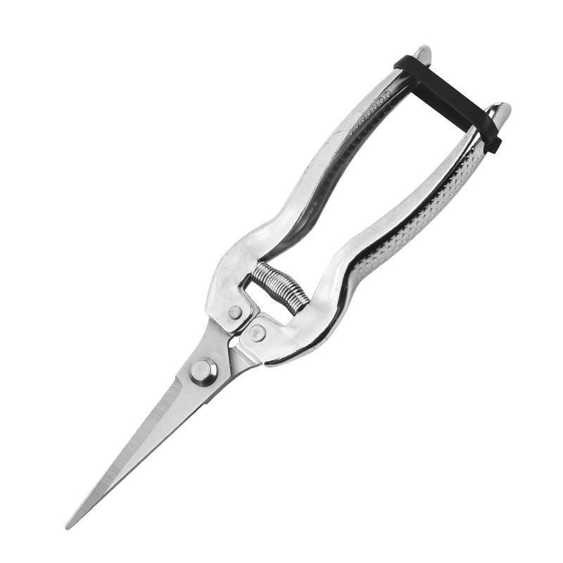 Portable Stainless Steel Pruning Shears Sharp Blades Non-slip Handles for Travel Camping Gardening Plant Pruning