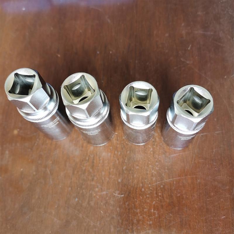 Pack of 4 Sturdy Steel Screw Extractors Kit Universal Removal Tool For Damaged Nut and Bolts