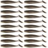 20 Pezzi Swimbait a Coda a Paletta Crankbait Soft Lures a Coda a T Wobbler Swimbait Artificiali per Acqua Dolce e Salata
