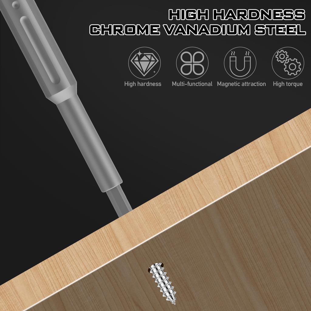49 in 1 Precision Screwdriver Set Professional Screwdriver Set with Storage Case Manual Screwdrivers Kit for Phone Watch Repair