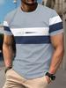 Summer Simple Print Men's Clothing Fashion Loose Men's T-Shirt Summer Outdoor Breathable Men Top New Round Neck Men Short Sleeve