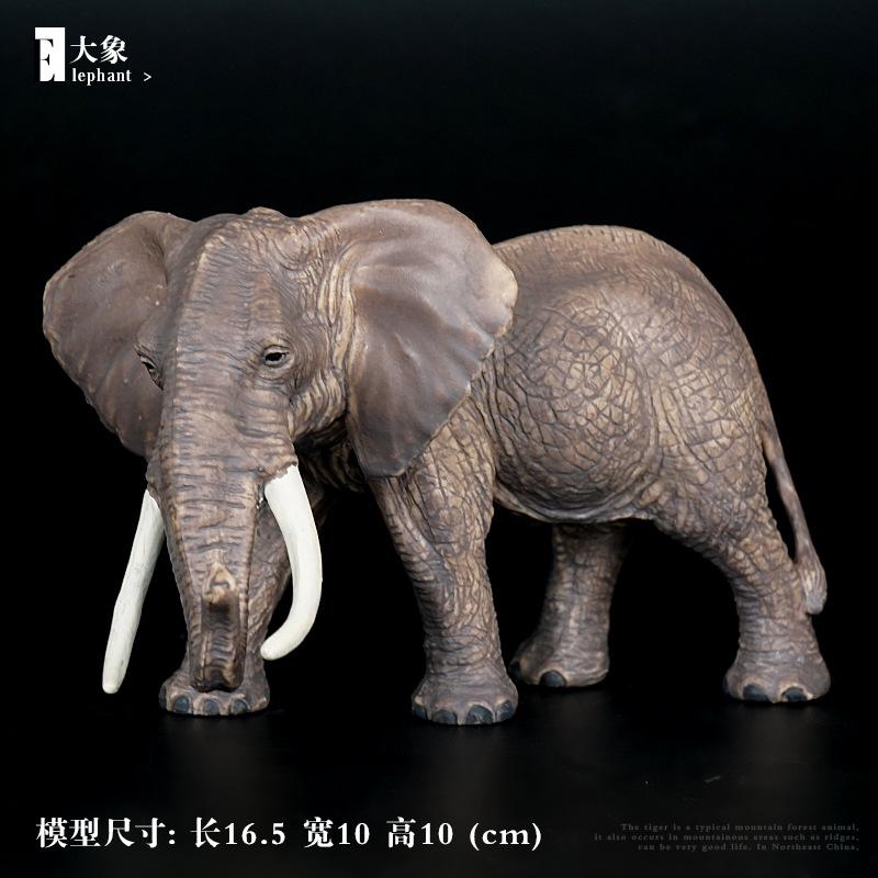 Children s Simulated Wild Animal Model Toy Ornament One Size