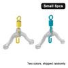 Double Hooks Contactor Device Subline Anti-winding Bifurcation Separator Splitter Space Bean Fishing Line Swivel Tying Tool