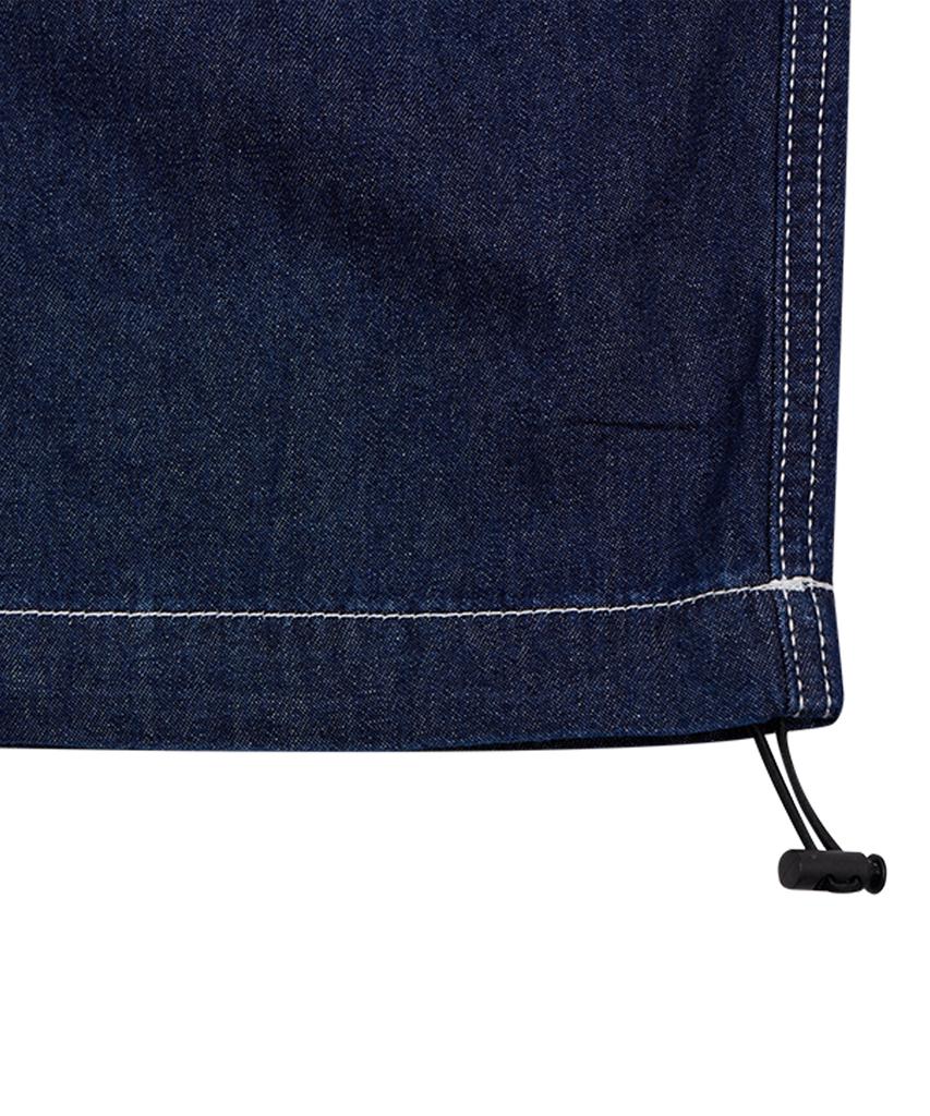 CREAM SODA LAB Stitched Denim Cargo Pants Blue