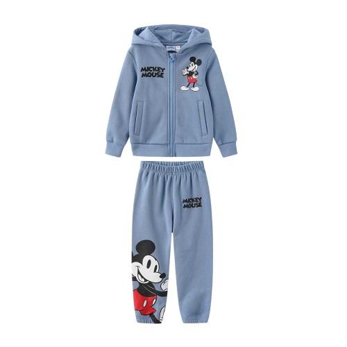 Disney Unisex Blue Mickey Tracksuit Set In | Size: 3-4 Years - Image 2