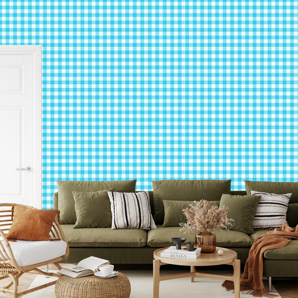Wallpaper Fabric Pattern Celadon and Turquoise, Celadon Background 50x1000