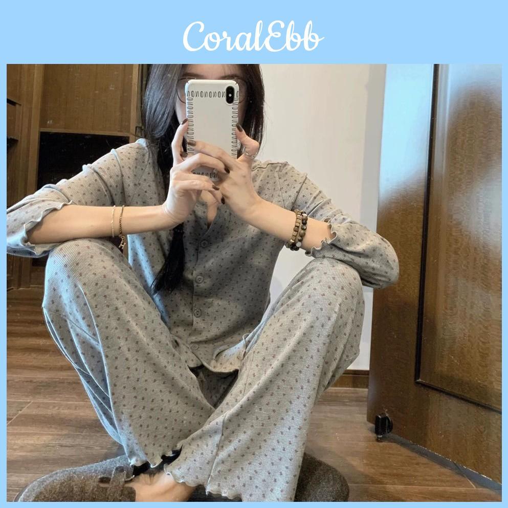 Minimalist Ice Silk Sleepwear Set For Women With Long Sleeve Shirt And Pants For Comfortable Home Wear