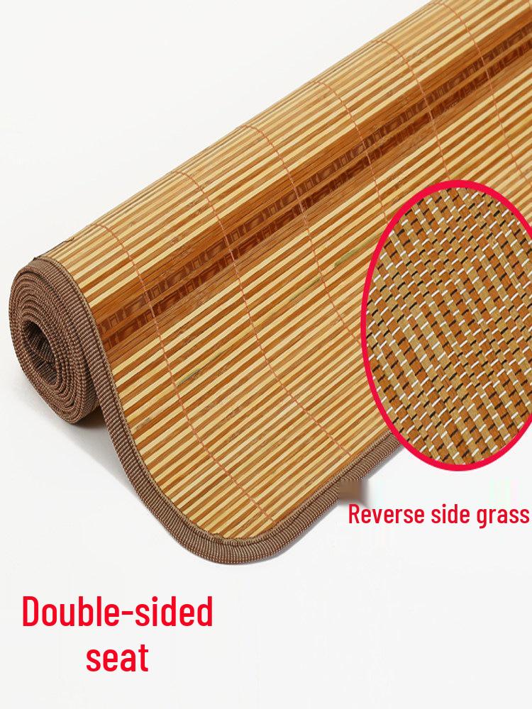 Esterilla de Bambú Fresca para Verano - Doble Cara para Camas de 1,2 m y 0,9 m, Adecuada para Residencias Estudiantiles y Hogares