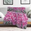 Pink Cherry Blossom Fantasy Throw Blanket Fluffy Cozy Throw Blanket For Home Decor