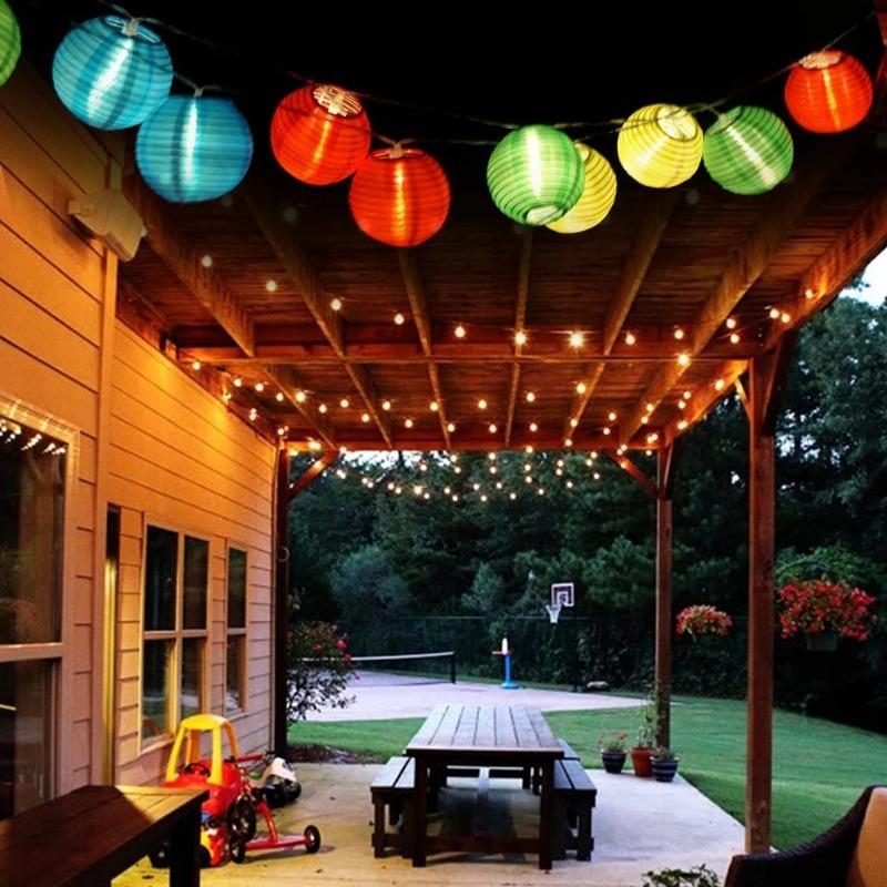 Waterproof Lantern 10/20/30 LEDs Solar String Light 3.5/5/6.5M Outdoor Garland Fairy Lamp for Christmas Garden Wedding Party Festival Deco