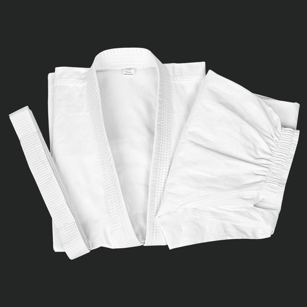 [YIN SHENG] Karate Uniform Set (Top, Bottom, and Belt) - Unisex - Sizes 110-200 (110cm)