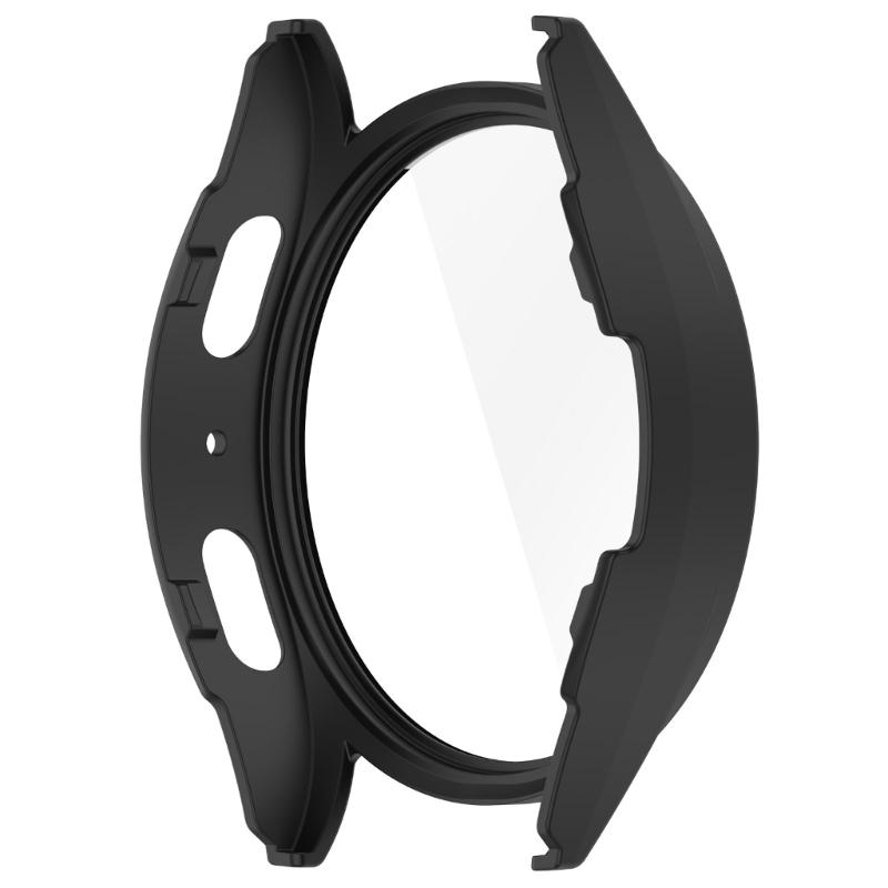 Smartwatch Protective Cover Watch Bumper Case Tempered Glass Screen Cover for Watch 7 40mm/44mm Assorted Color