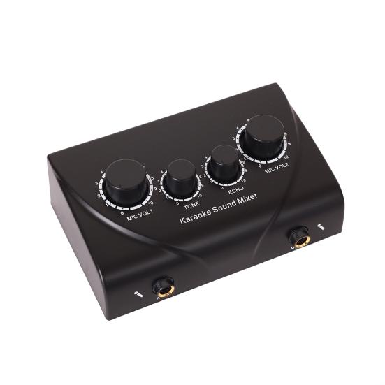Pro Portable Mini Sound Karaoke Echo Digital Audio Mixer System Machine
