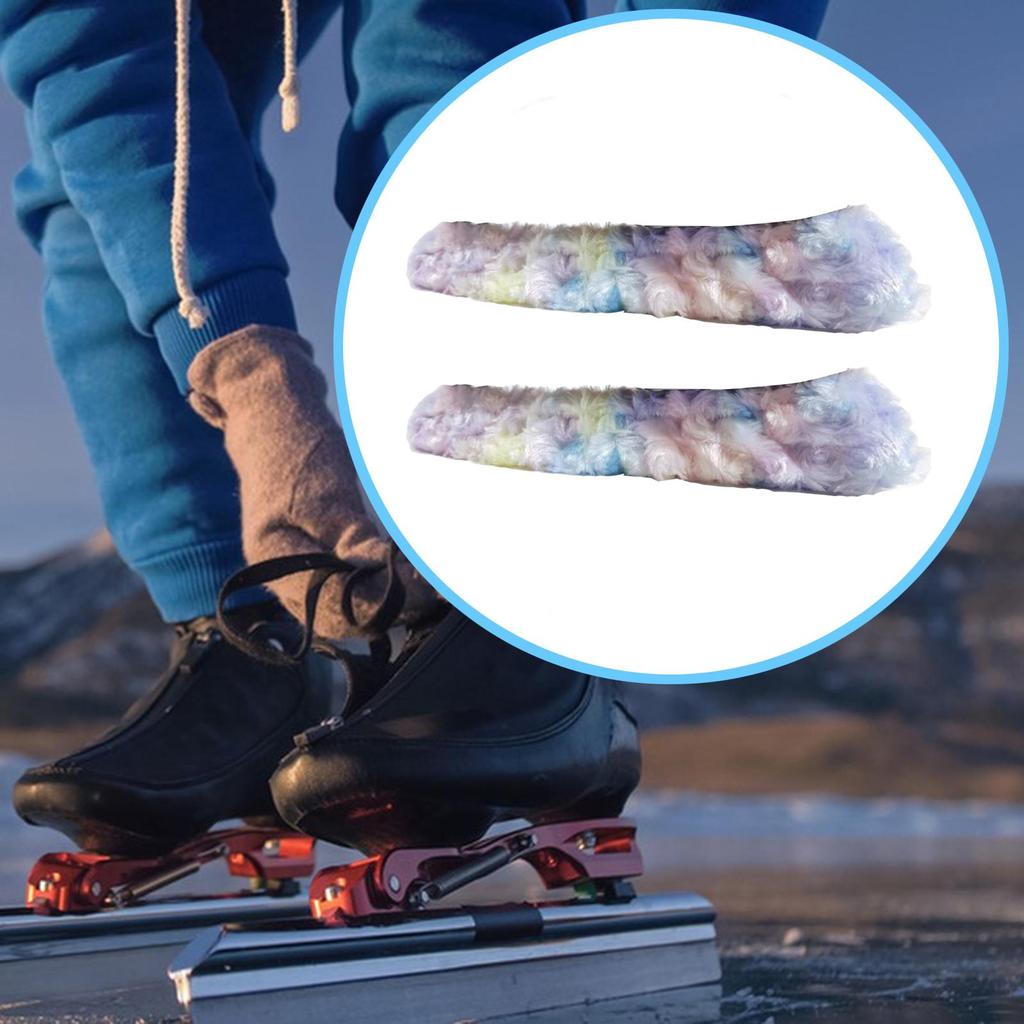 Ice Skate Blade Covers, Comfort Soft Hockey Soakers, Skating Blade Guards Protector for Youth Adults Ice Skates Figure Skating