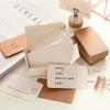 100pcs Color kraft Double-Sided Card On-the-Go Portable Message Card DIY mini Postcard Greeting Card