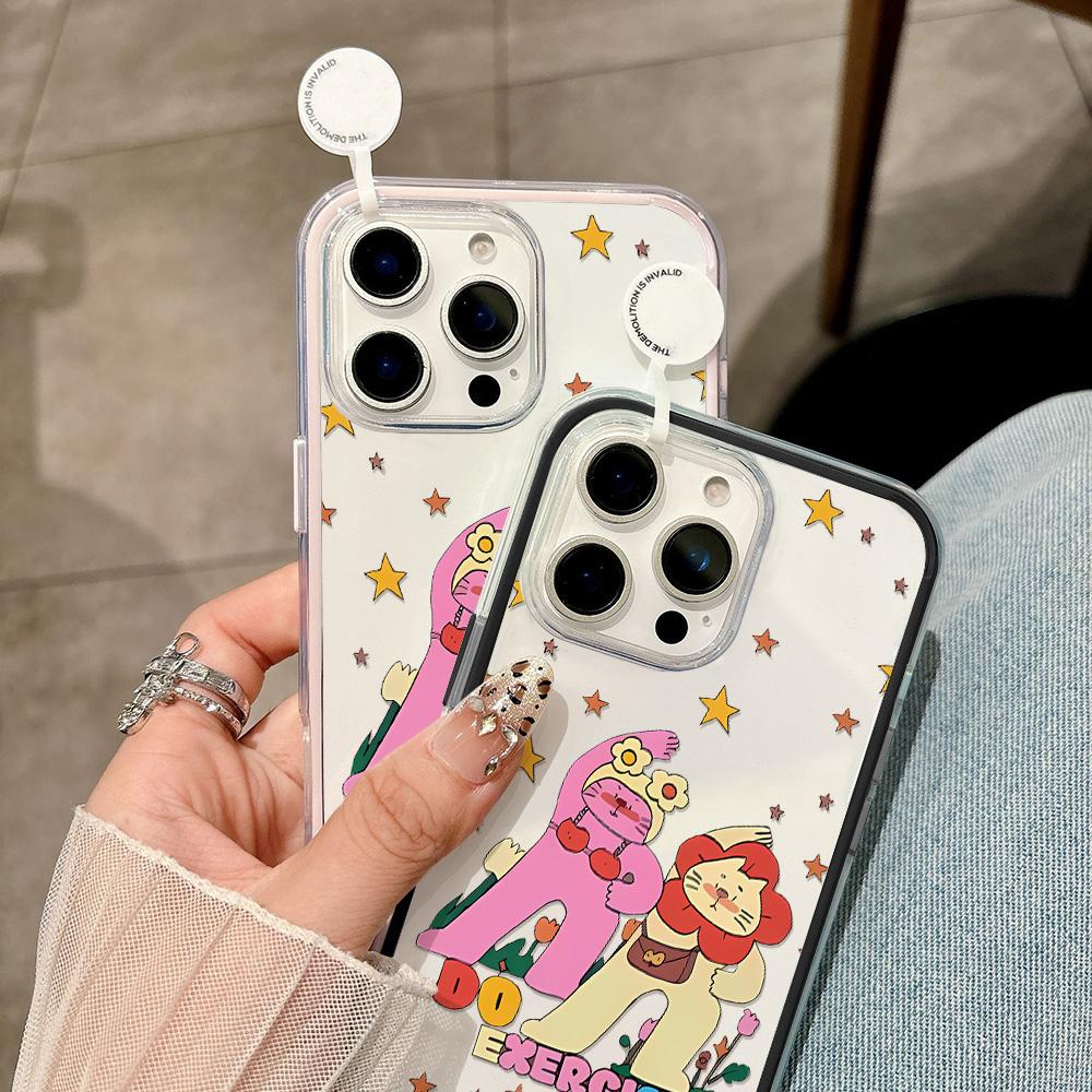 Painted Phone Case for iPhone 17 11 12 13 14 15 16 iPhone 17 12 13 14 15 16 Pro 17 12 13 14 15 16 Pro Max  High Quality Painted Animal Cute Phone Case