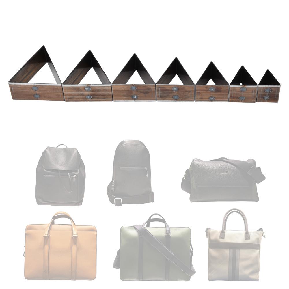 7Pcs 20-50mm Triangular Shape Leather Cutting Die DIY Leather Craft Cutting Mold