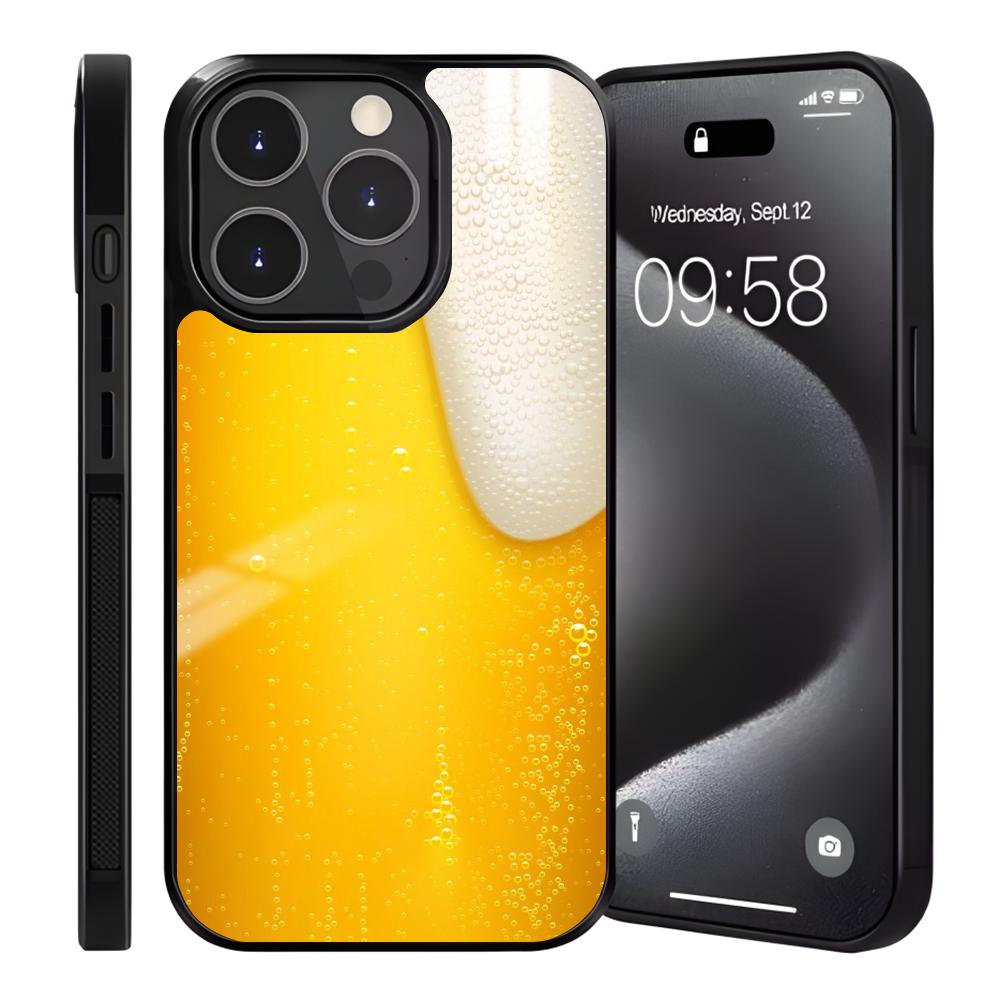 

Creative Cold Beer Phone Case For iPhone 16 15 14 13 12 11 Pro Max Plus Mini Magnetic Magsafe Wireless Charging Cover iPhone15